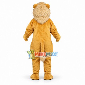 Yellow Lion Mascot Costume 