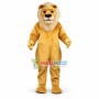 Yellow Lion Mascot Costume 