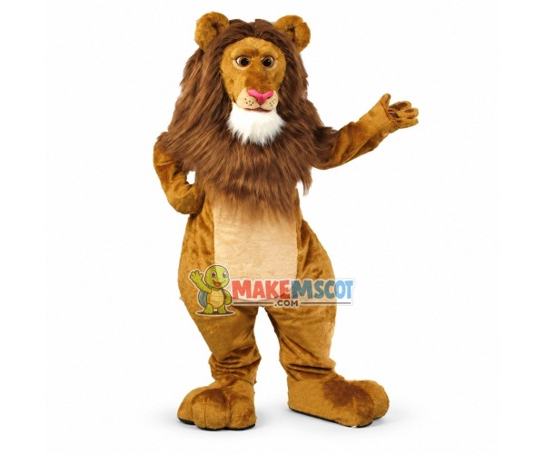 Wally Lion Mascot Costume Wally Lion Mascot Costume