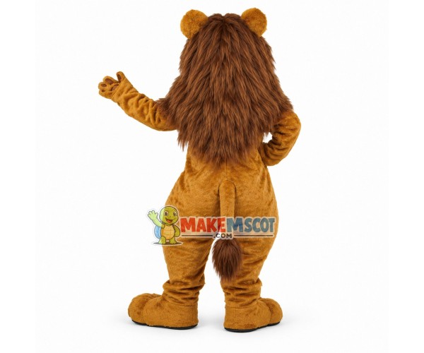 Wally Lion Mascot Costume Wally Lion Mascot Costume
