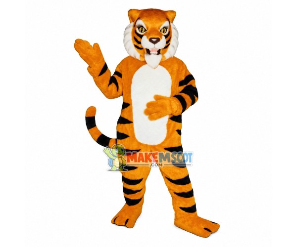 Yellow Tiger Mascot Costume Yellow Tiger Mascot Costume