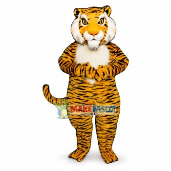 Old Tiger Mascot Costume 