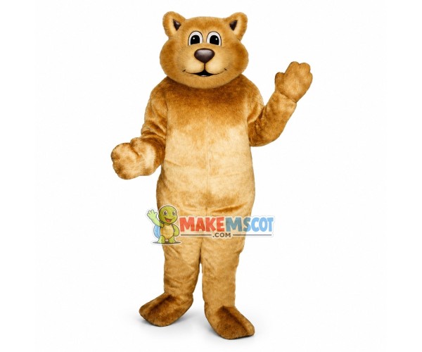 Light Brown Bear Mascot Adult Costume Light Brown Bear Mascot Adult Costume