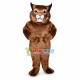 Brown Wildcat Mascot Costume Brown Wildcat Mascot Costume