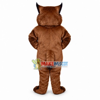Brown Wildcat Mascot Costume 