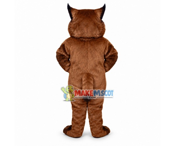 Brown Wildcat Mascot Costume Brown Wildcat Mascot Costume