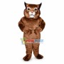 Brown Wildcat Mascot Costume 