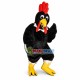 Black Rooster Mascot Costume Black Rooster Mascot Costume