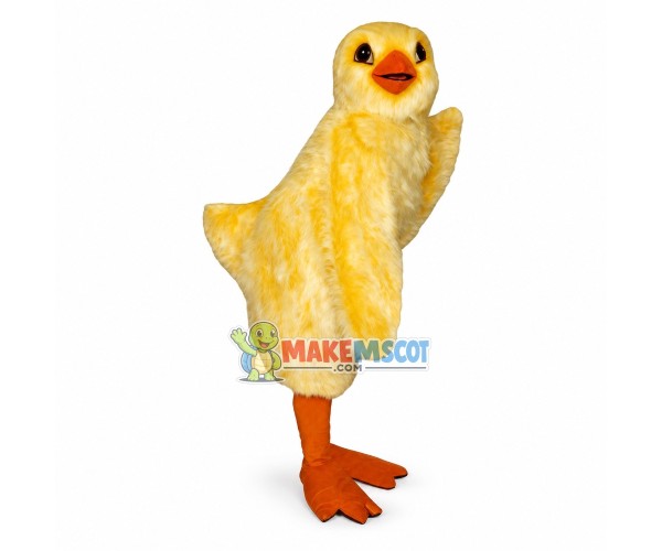 Lively Chick Long Fur Mascot Costume Lively Chick Long Fur Mascot Costume
