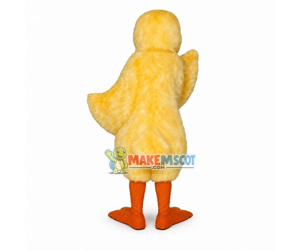 Lively Chick Long Fur Mascot Costume Lively Chick Long Fur Mascot Costume