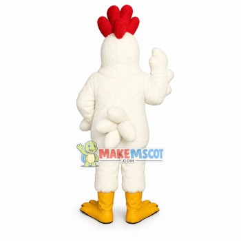 White Hen Mascot Costume White Hen Mascot Costume