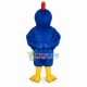 Blue Chicken Mascot Costume Blue Chicken Mascot Costume