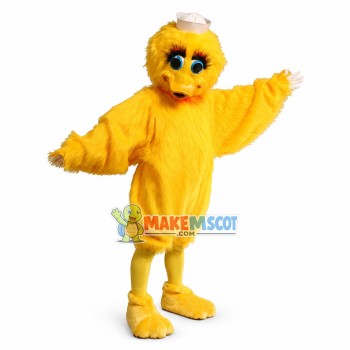 Sailor Little Duck Long Fur Mascot Costume Sailor Little Duck Long Fur Mascot Costume
