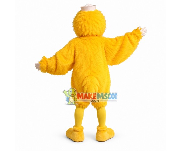 Sailor Little Duck Long Fur Mascot Costume Sailor Little Duck Long Fur Mascot Costume