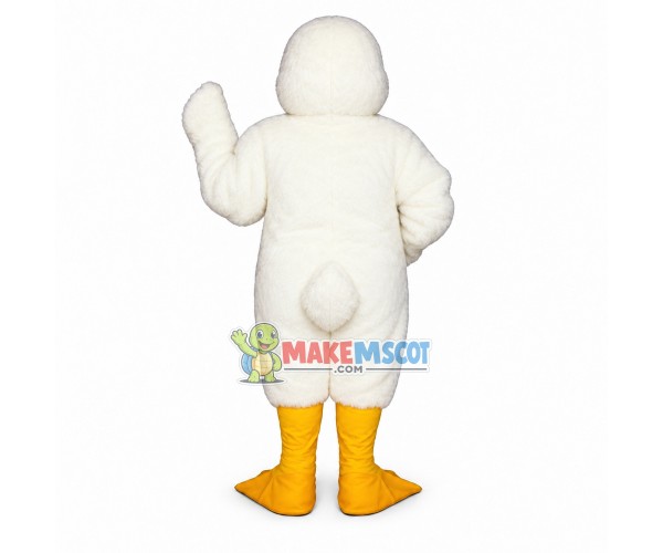 Lovely White Duck Mascot Costume Lovely White Duck Mascot Costume