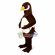 Black Goose Mascot Costume Black Goose Mascot Costume
