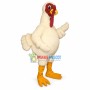 White Turkey Mascot Costume