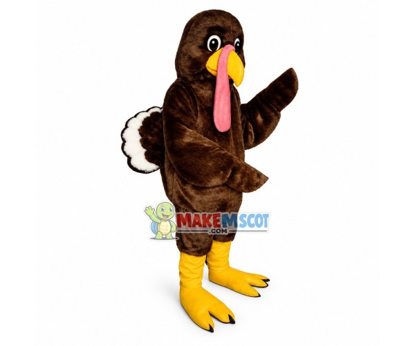 Black Turkey Mascot Costume