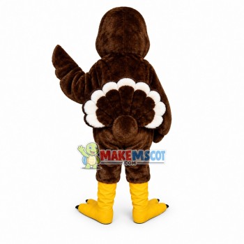 Black Turkey Mascot Costume Black Turkey Mascot Costume