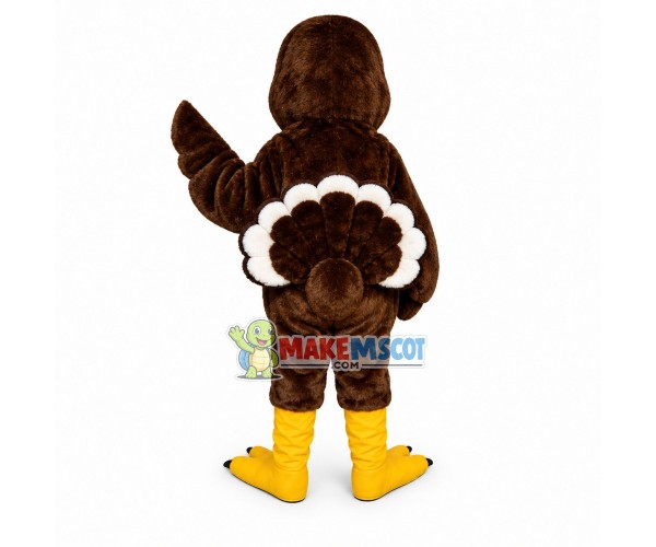 Black Turkey Mascot Costume