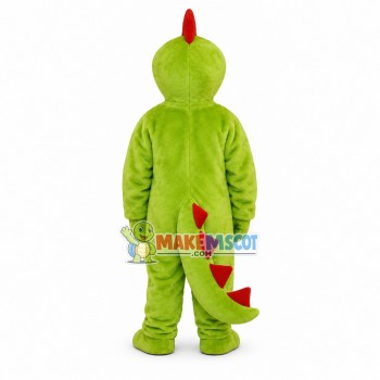 Green Dinosaur Mascot Costume Green Dinosaur Mascot Costume