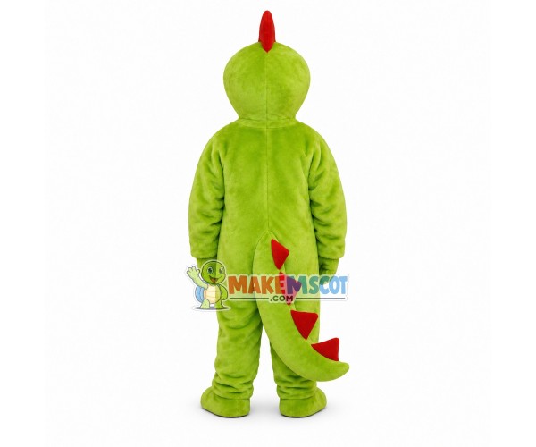 Green Dinosaur Mascot Costume Green Dinosaur Mascot Costume