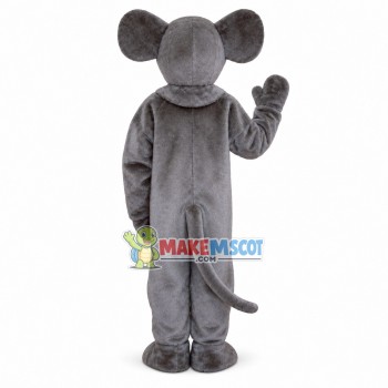 Grey Mouse Mascot Costume Grey Mouse Mascot Costume