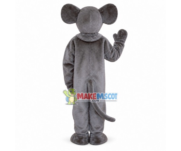 Grey Mouse Mascot Costume Grey Mouse Mascot Costume