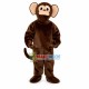 Brown Monkey Mascot Costume Brown Monkey Mascot Costume