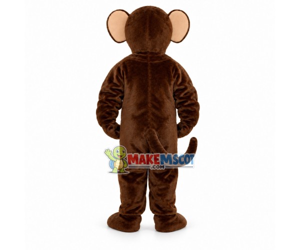 Brown Monkey Mascot Costume Brown Monkey Mascot Costume