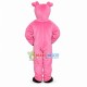 Pink Pig Mascot Costume Pink Pig Mascot Costume