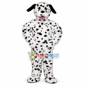 Dalmatian Mascot Costume Dalmatian Mascot Costume