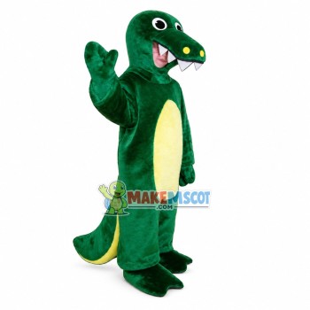 Green Crocodile Mascot Costume Green Crocodile Mascot Costume