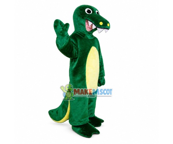 Green Crocodile Mascot Costume Green Crocodile Mascot Costume
