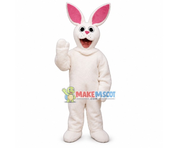 White Rabbit Mascot Costume White Rabbit Mascot Costume