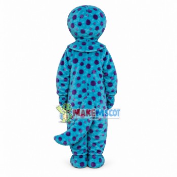 Blue Dinosaur Mascot Costume	