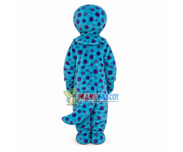 Blue Dinosaur Mascot Costume Blue Dinosaur Mascot Costume