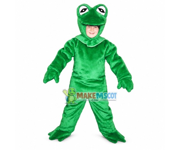 Green Frog Mascot Costume Green Frog Mascot Costume