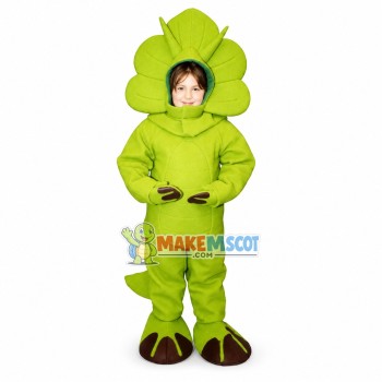 Yellow Triceratops Mascot Costume Yellow Triceratops Mascot Costume