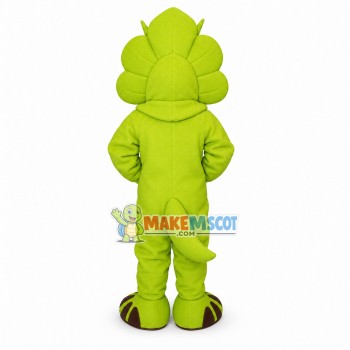 Yellow Triceratops Mascot Costume Yellow Triceratops Mascot Costume