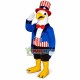 American Uncle Sam Bald Eagle Mascot Costume American Uncle Sam Bald Eagle Mascot Costume