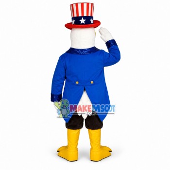 American Uncle Sam Bald Eagle Mascot Costume American Uncle Sam Bald Eagle Mascot Costume