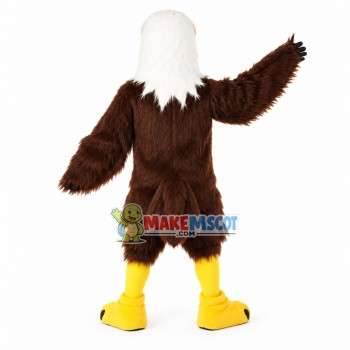 Professional Bald Eagle Long Fur Mascot Costume Professional Bald Eagle Long Fur Mascot Costume