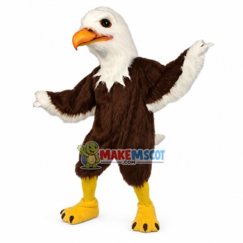 Realistic Bald Eagle Mascot Costume	