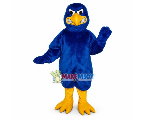Fierce Blue Eagle Mascot Costume Fierce Blue Eagle Mascot Costume