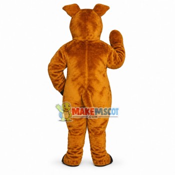 Brown Wild Boar Mascot Costume Brown Wild Boar Mascot Costume