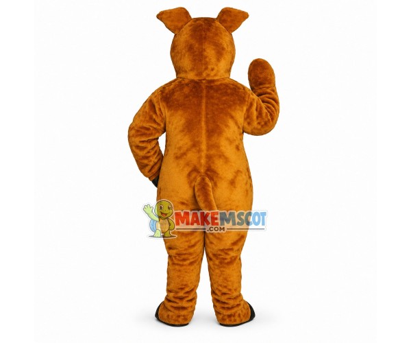 Brown Wild Boar Mascot Costume Brown Wild Boar Mascot Costume