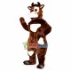 White-brown Cow Mascot Costume White-brown Cow Mascot Costume