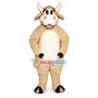 Beige Cattle Mascot Costume	