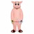 Adult Pig Mascot Costume	
